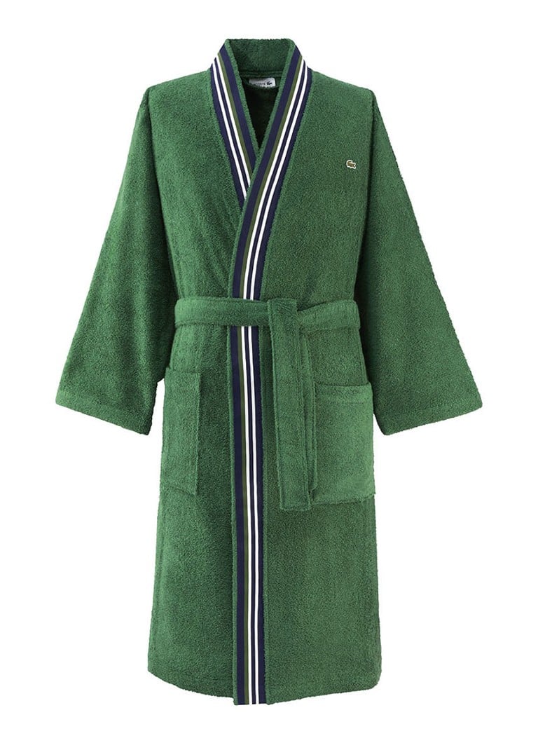 Lacoste Club bathrobe made of organic cotton
