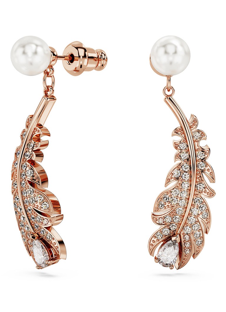 Swarovski Nice gold-plated stud earrings
