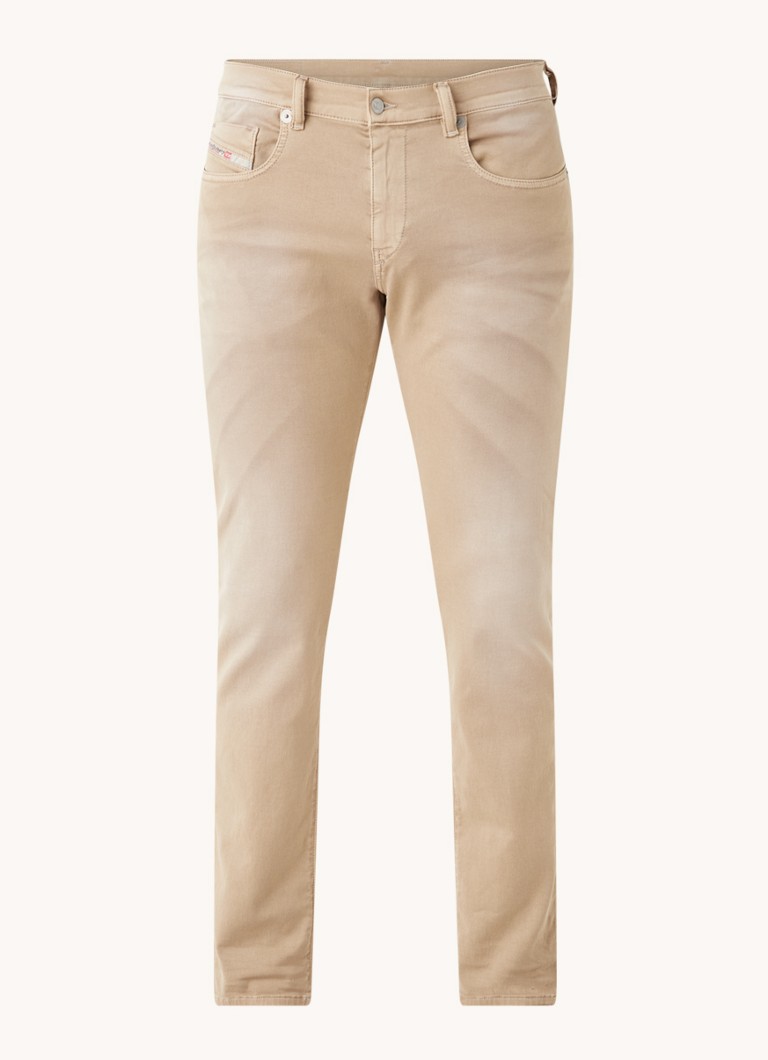 Blugi Diesel D-Strukt Jogg Slim fit, culoare spălată