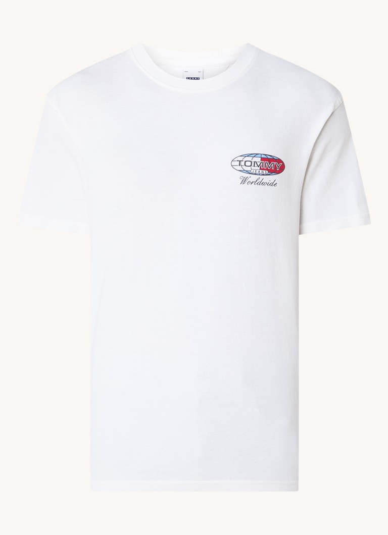 Tricou Tommy Hilfiger cu imprimeu față-verso