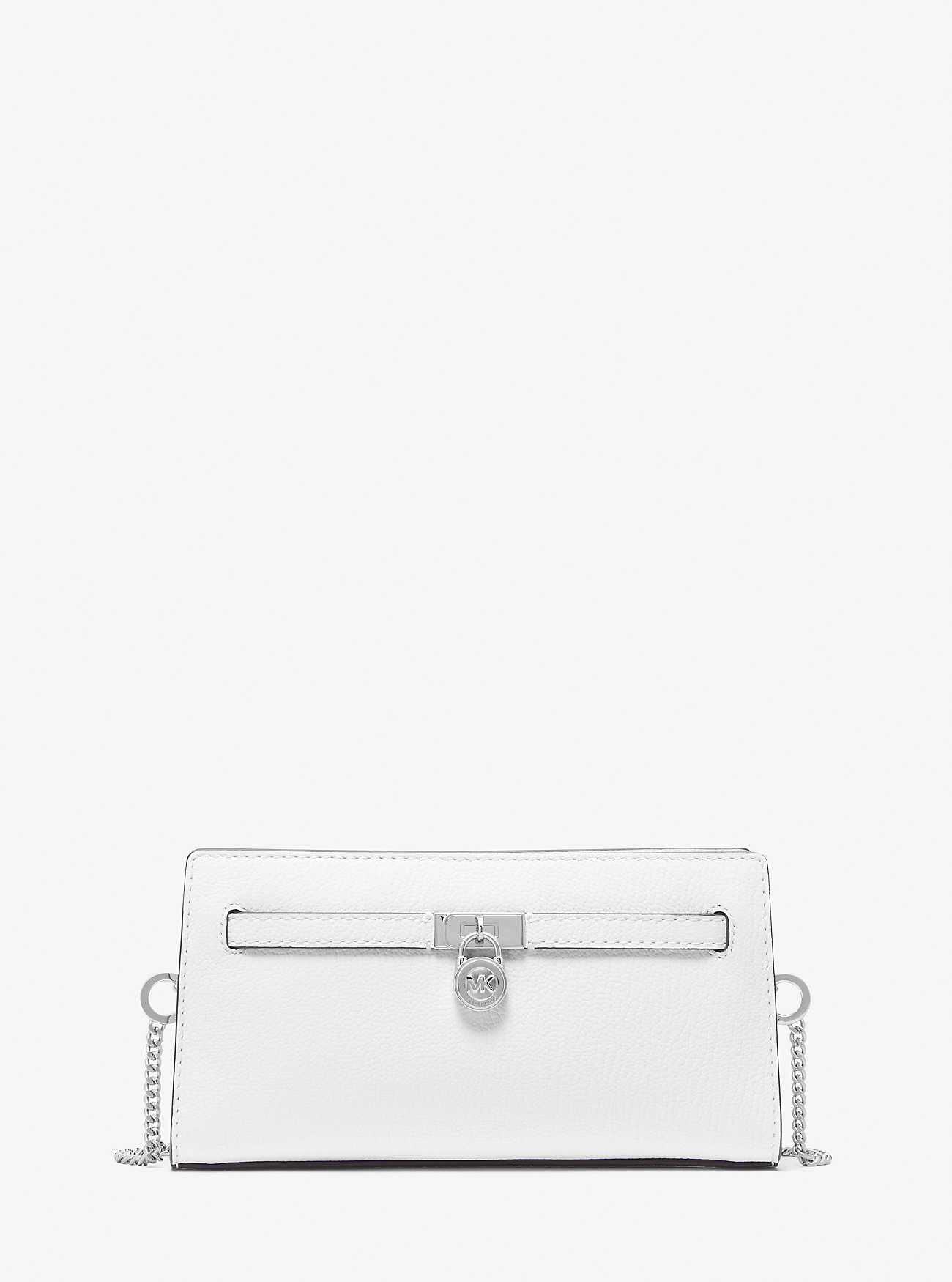 Hamilton Moderne ekstra liten konvertibel crossbody-veske i skinn – OPTIC WHITE