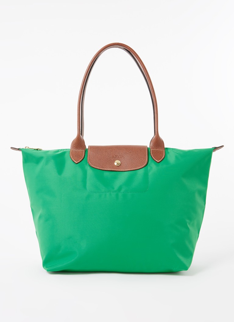 Sac bandoulière Longchamp Le Pliage Original L avec détails en cuir