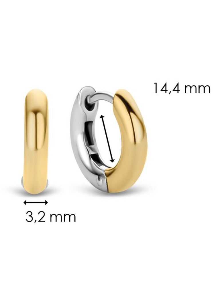 TI SENTO - Milano Earrings gilt 7210SY