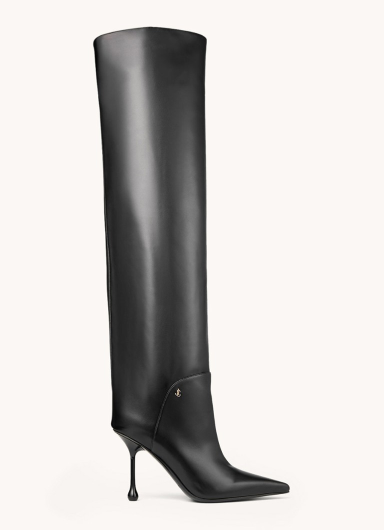 Jimmy Choo  Cycas Over The Knee 95 laars van leer