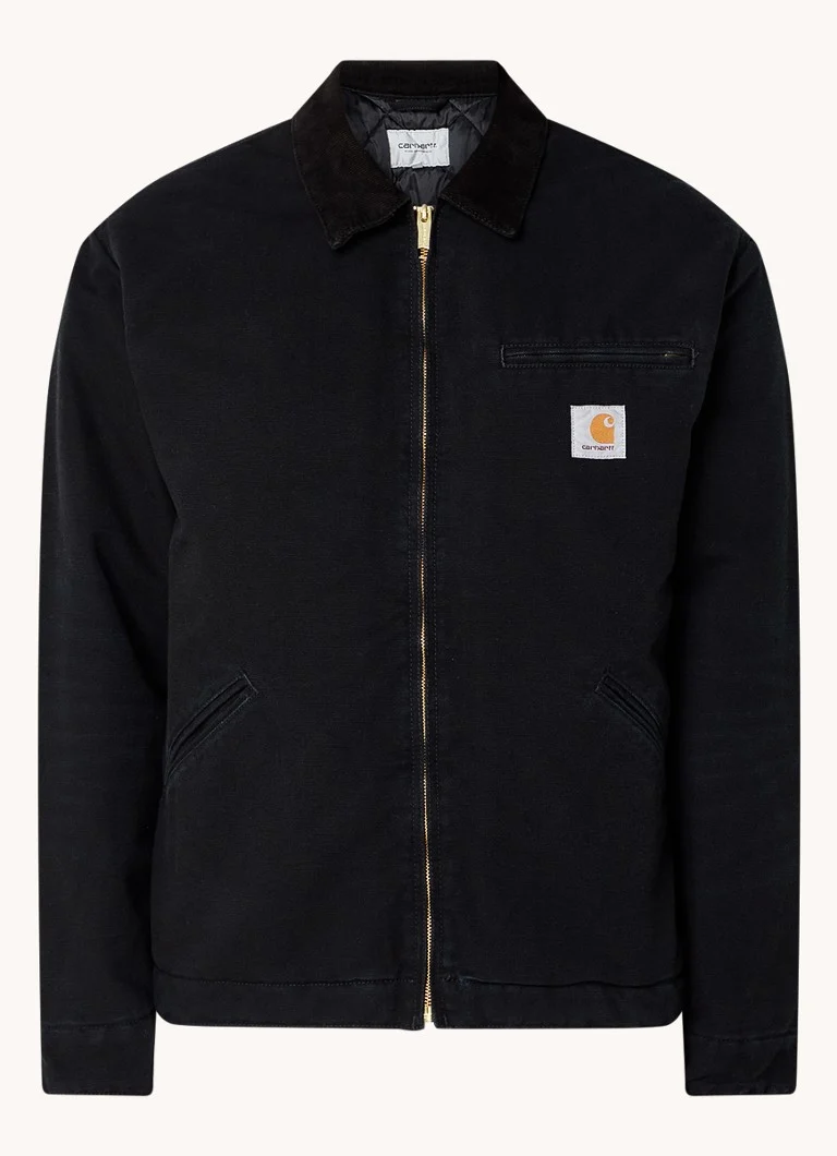 Carhartt WIP Detroit jakna s korduroj kragnom i bočnim džepovima