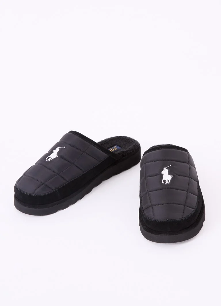 Klompa Ralph Lauren Reade Scuff s detaljima od brušene kože