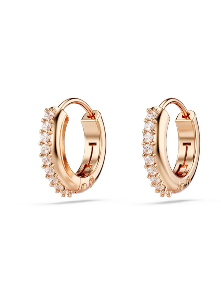 Swarovski Matrix hoop earrings with zirconia