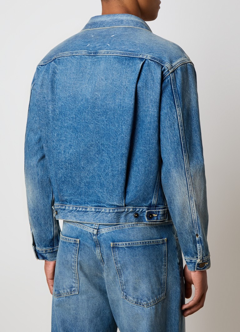 Maison Margiela teksas jakna s džepovima na prsima