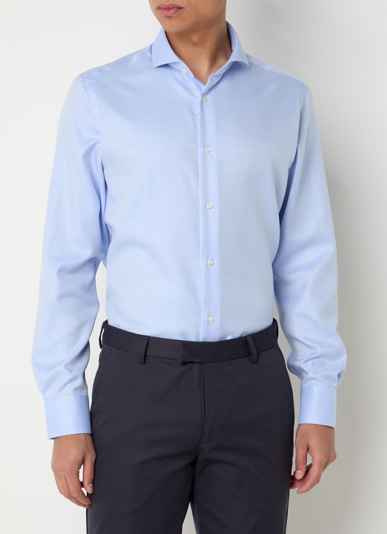 Boggi Milano Slim fit košulja s mikro uzorkom