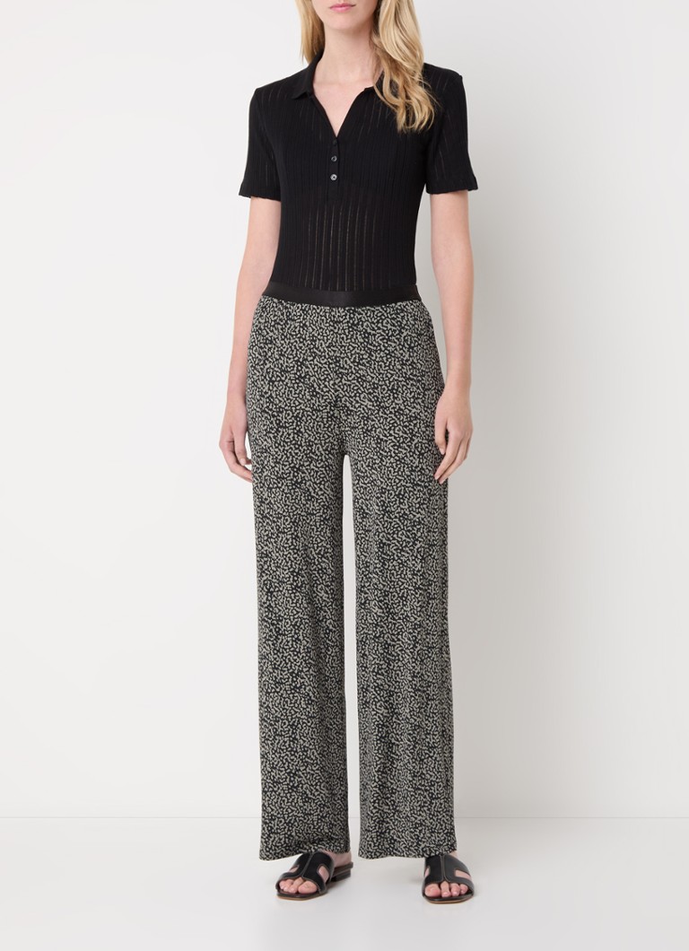 Marc O'Polo Rib knitted polo with stretch
