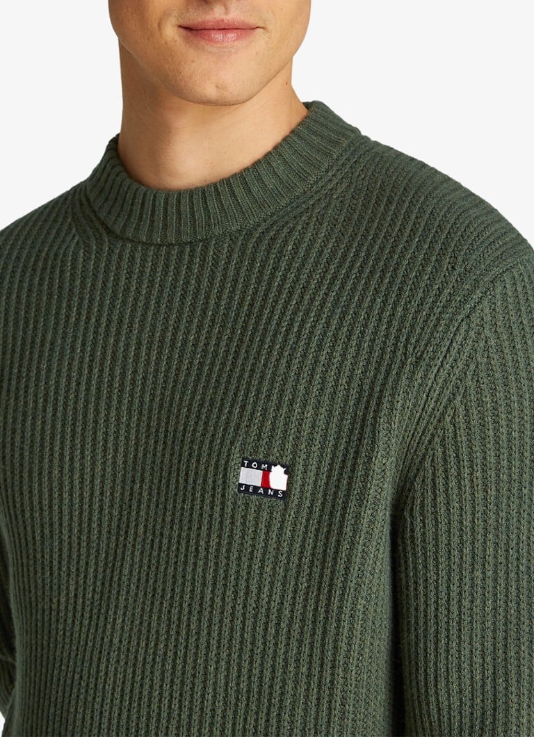 Tommy Hilfiger Rib-knit sweater with logo