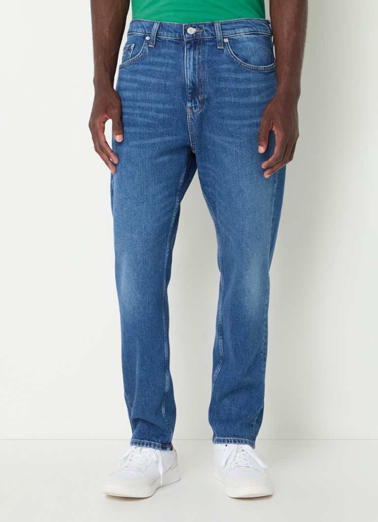 Jeansy Tommy Hilfiger Isaac zwężane, średnie wyblaknięcie