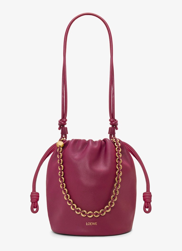 LOEWE Flamenco Purse Bucket crossbody bag made of lambskin