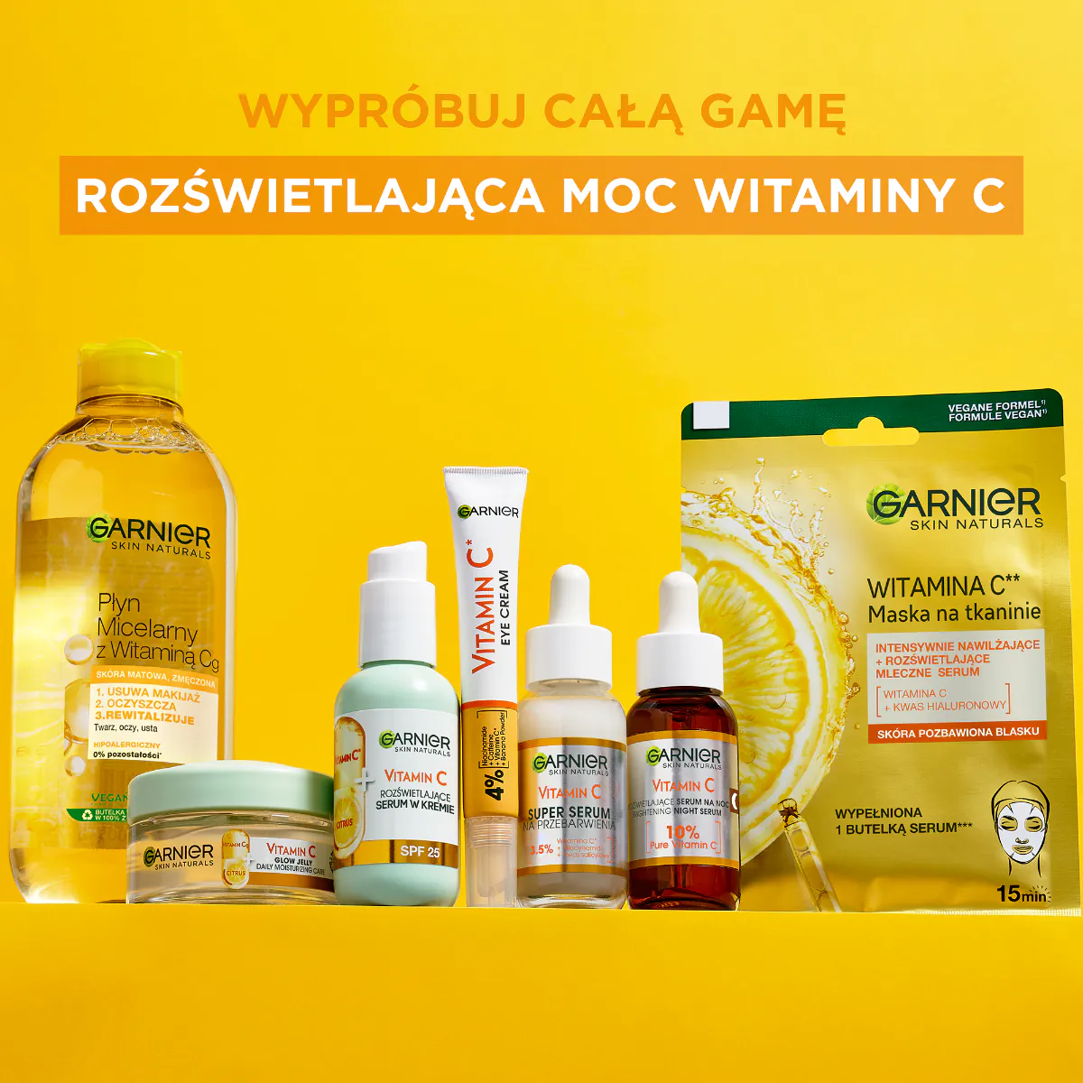 „Garnier Skin Naturals“ vitamino C šviesinantis naktinis serumas