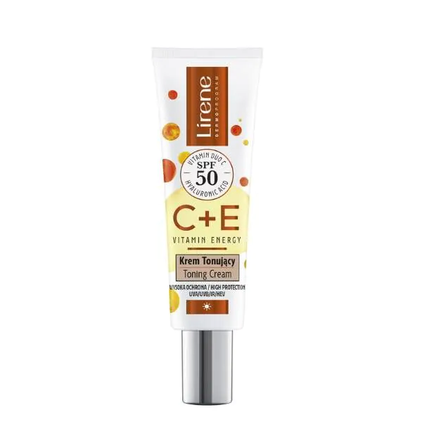 Lirene C+E Vitamin Energy Toning og Brightening Cream SPF50