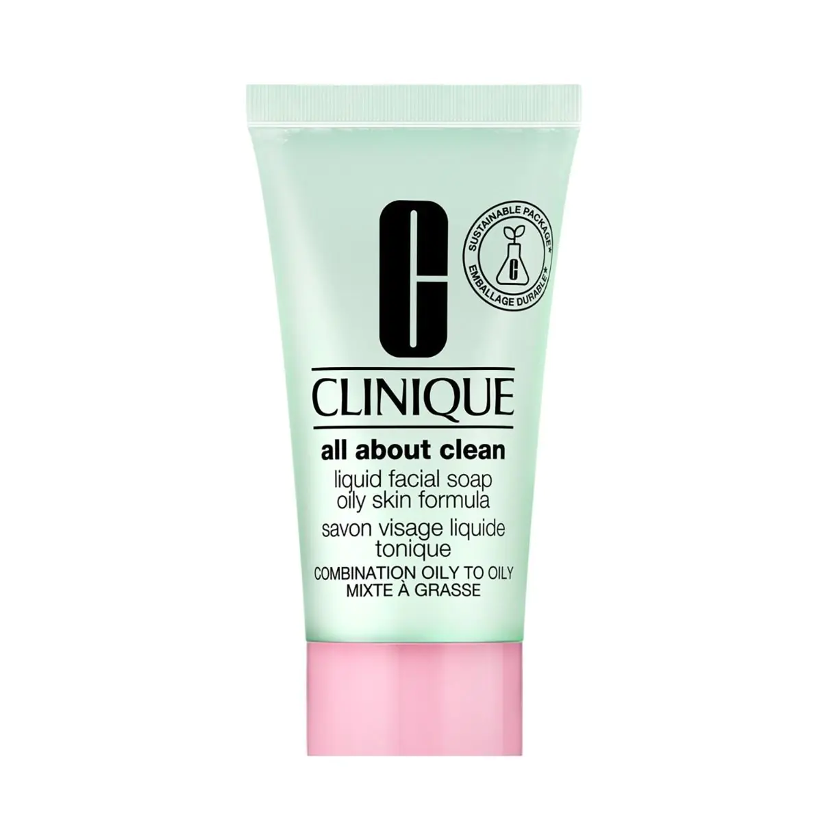 Clinique All About Clean Υγρό Σαπούνι Προσώπου για Λιπαρό Σαπούνι Προσώπου, 30 ml