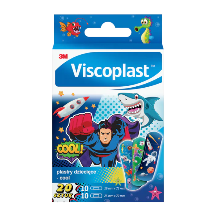 Viscoplast Cool, curativos para crianças