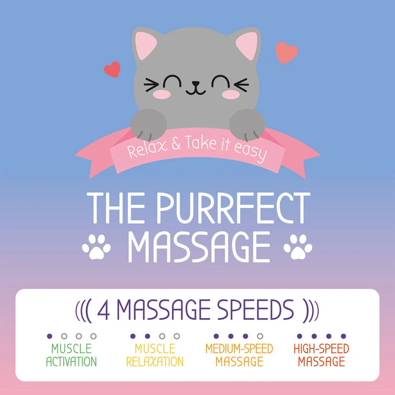 Elektrický mini masážny prístroj - The Purrfect Massage