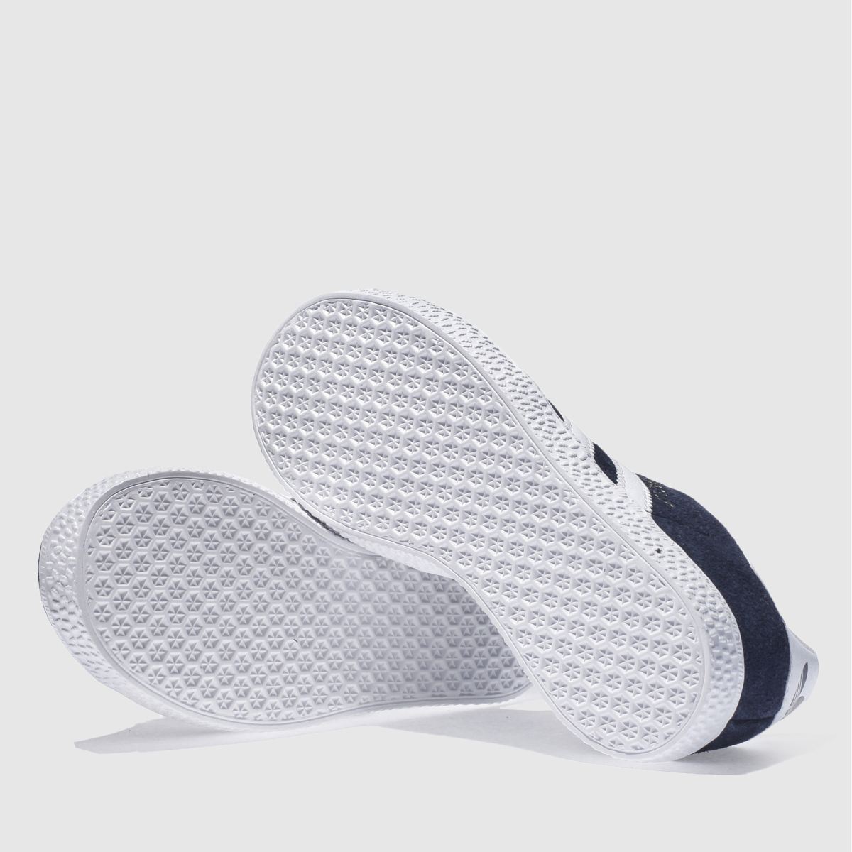 adidas sötétkék és fehér gazelle junior edzőcipők