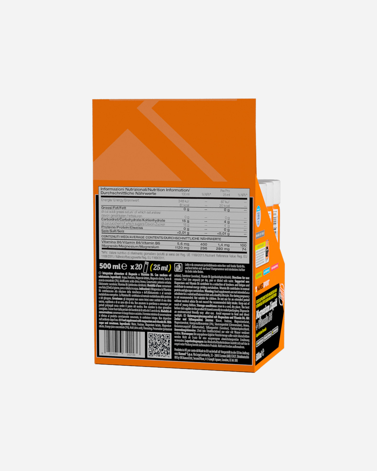 Energetico Named Sport Liquid magnézium + vitamín B6 25ml SP291
