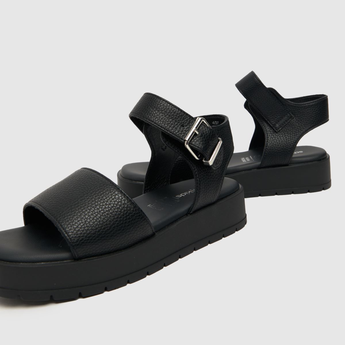 Schuh svarta Trixie Chunky Flickor Ungdomssandaler