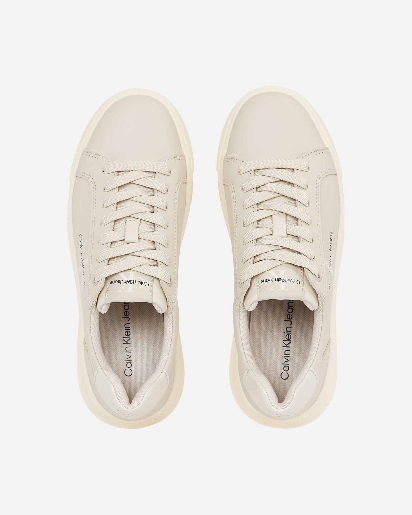 Scarpe Tenisky Calvin Klein Jeans Robustná Cupsole Šnurovanie W YW0YW01476-0GB