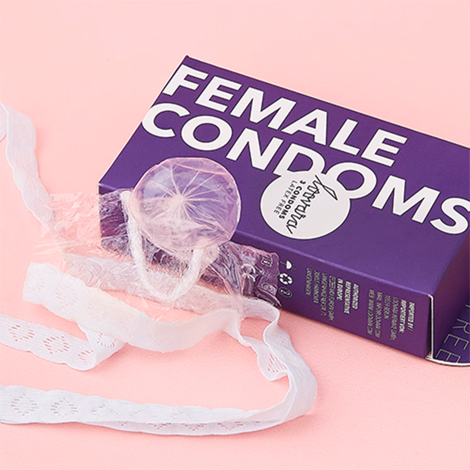 Preservativos femininos Loovara - Sem látex - Preservativo feminino