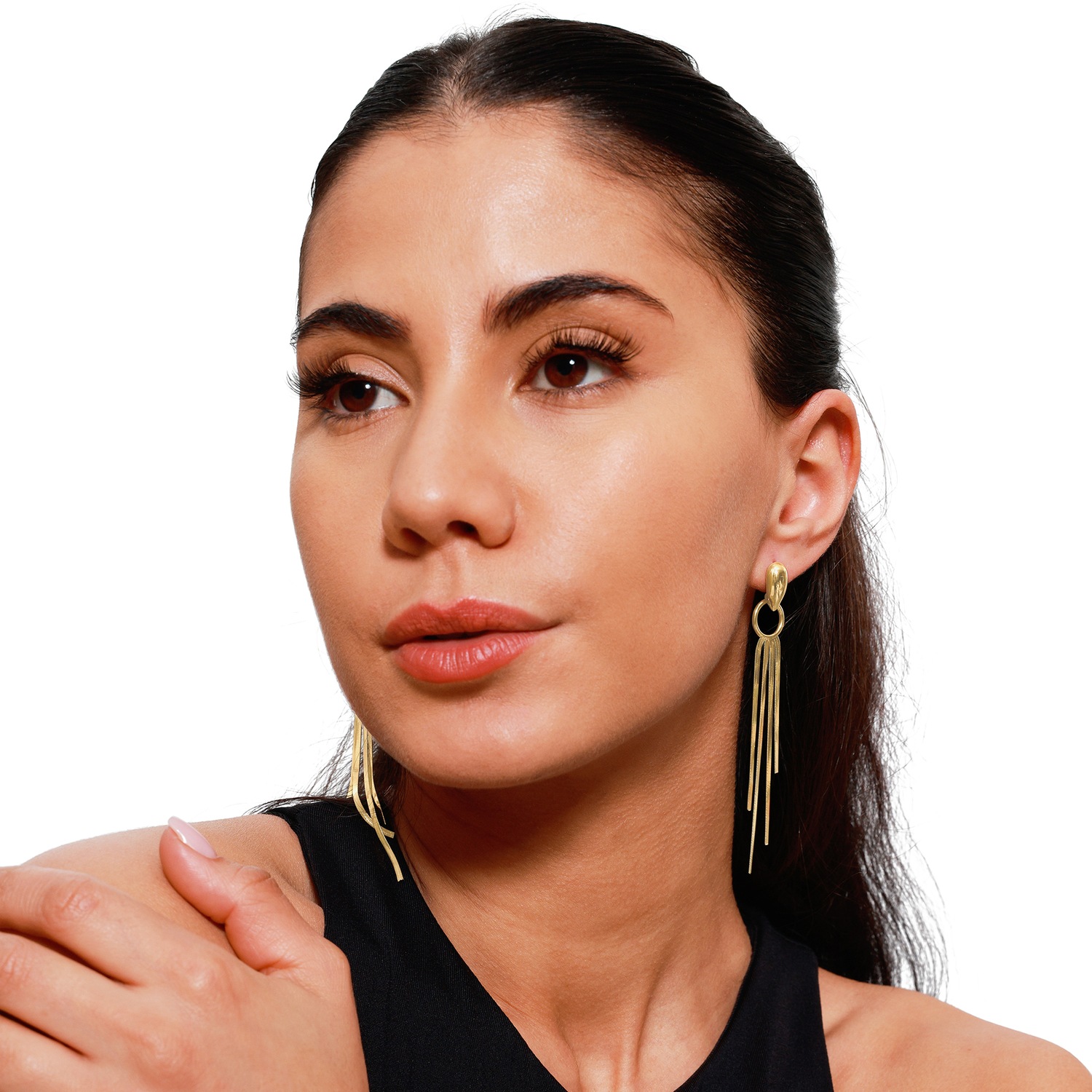 Boucles d'oreilles Heideman en or rose