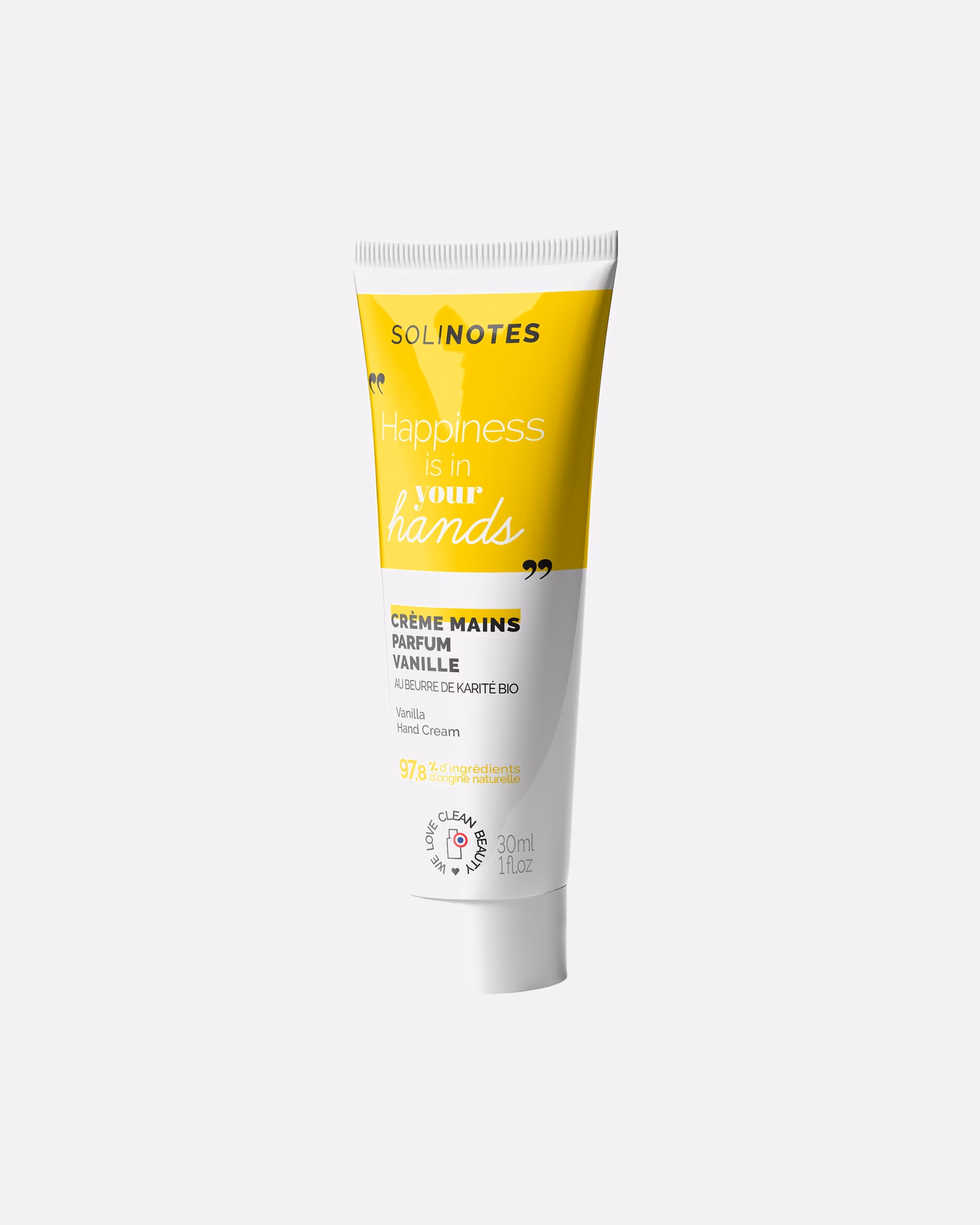 Cremă de mâini SOLINOTES cu vanilie 30ml