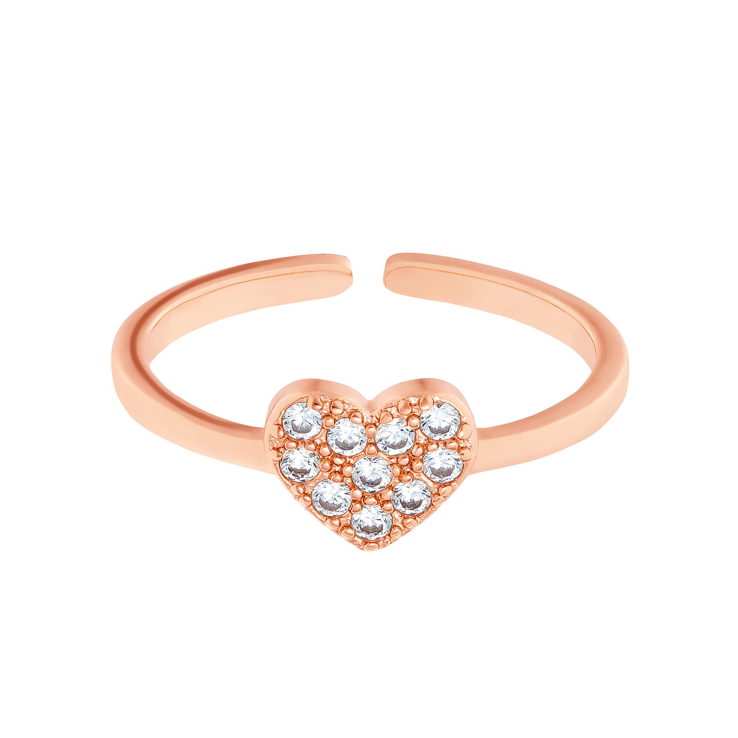 Anillo Heideman Ámbar color oro rosa