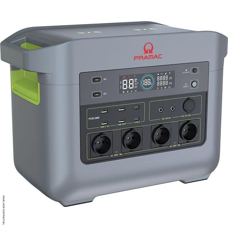 Pramac KA162Y12020 PWB 2400 Tragbarer Akku 2150 Wh Schuko/ USB-A/USB-C/ DC