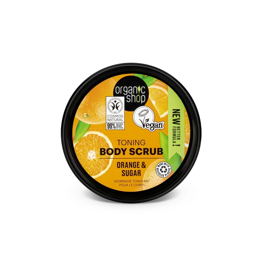 Scrub corporal tonificant cu portocale Organic Shop