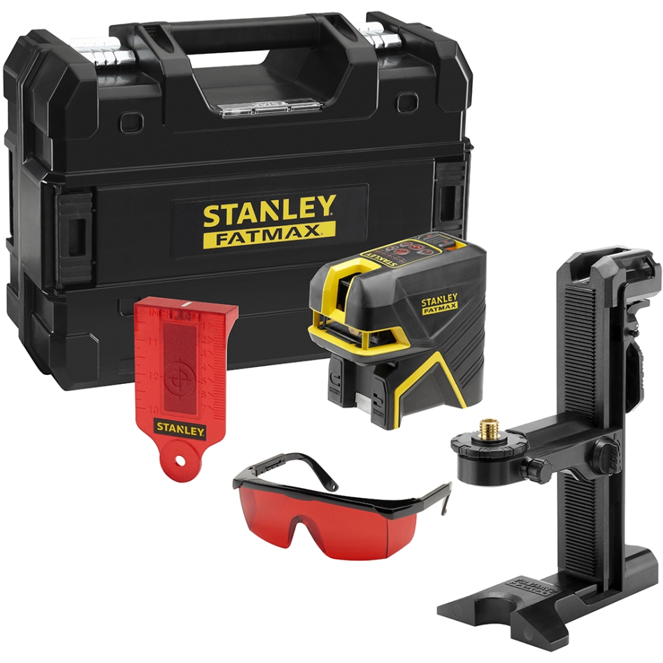 Stanley FMHT1-77415 FatMax Laser cu linie în cruce + 5 puncte ROȘU