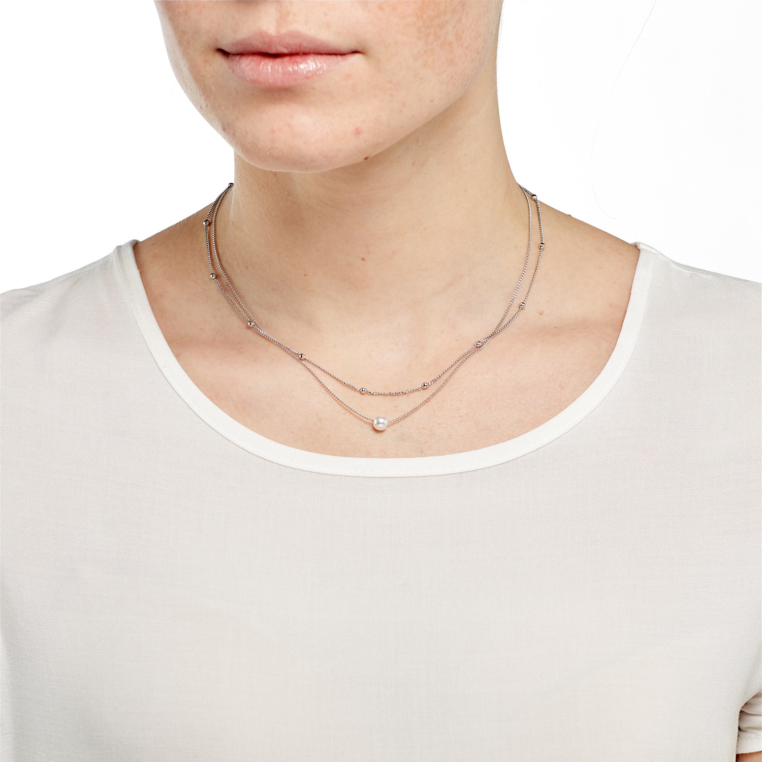 Collier Heideman Sanja, couleur argent poli