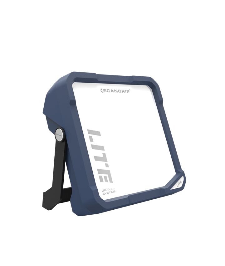 Scangrip 03.5451 Vega Lite 1500 C+R Uppladdningsbar 230 volt LED Bygglampa 1500 Lumen