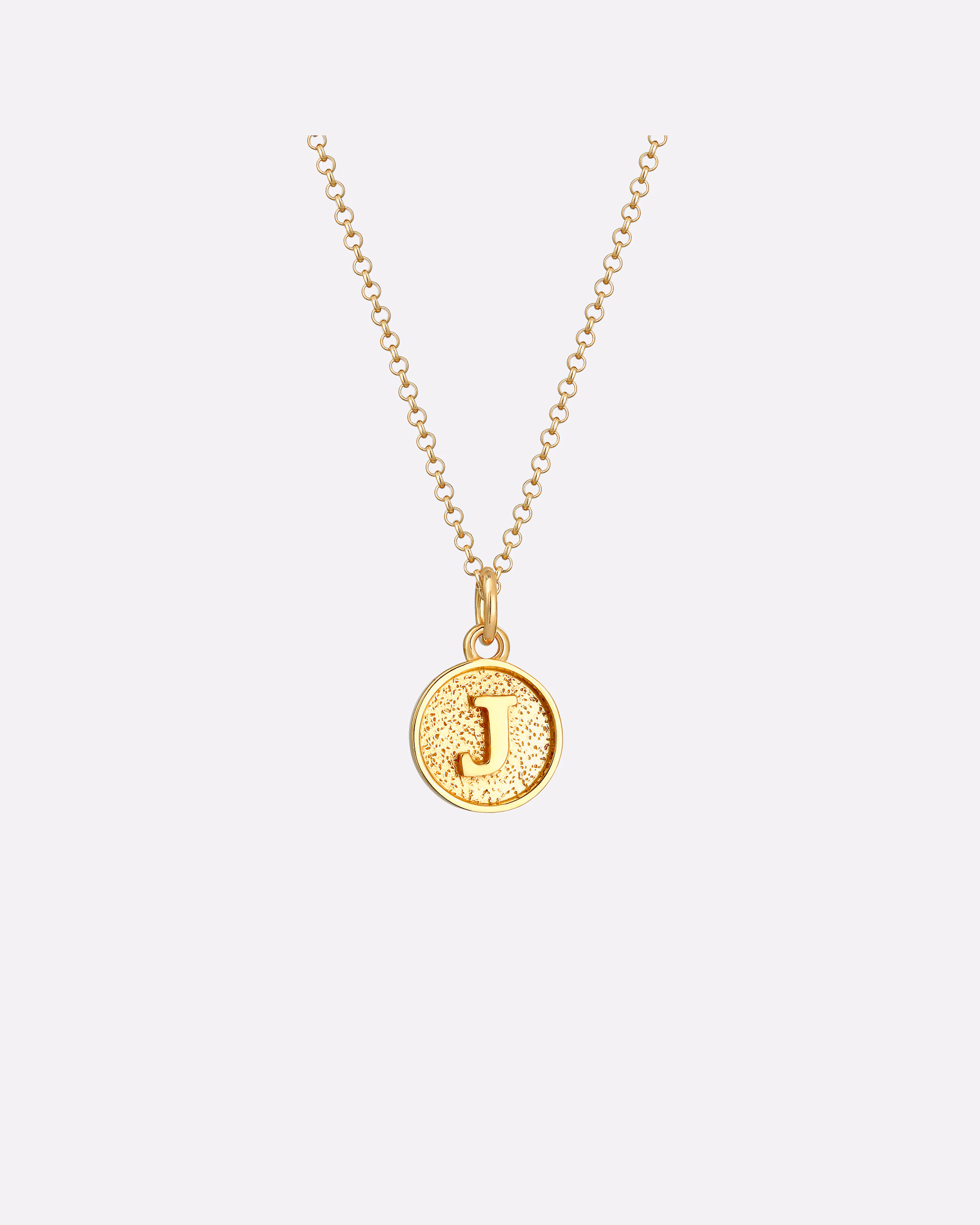 Elli Femme Lettre J Initiales des Plaquettes de Base en Argent Sterling 925
