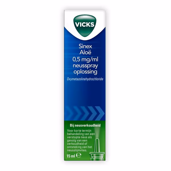 Vicks Sinex Aloe Nasal Spray Medicine - 15ml