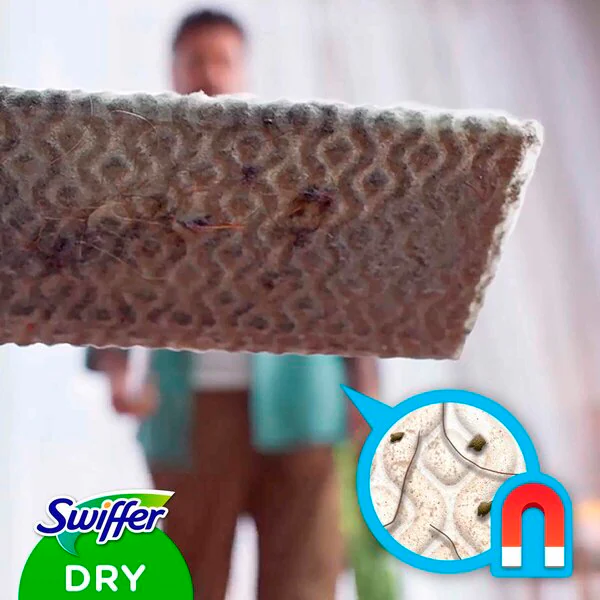 Wkłady do ściereczek do podłóg Swiffer XXL na sucho, 12 sztuk