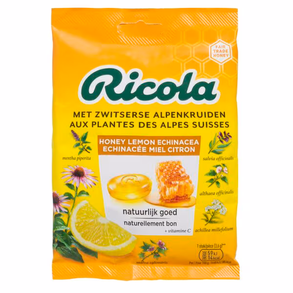 Ricola Honing Citroen Echinacea Kruidenpastilles 75g