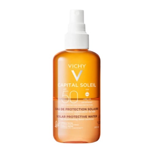 Vichy Capital Soleil Sonnenschutzwasser mit Bräunungsverstärkung, LSF 50, 200 ml