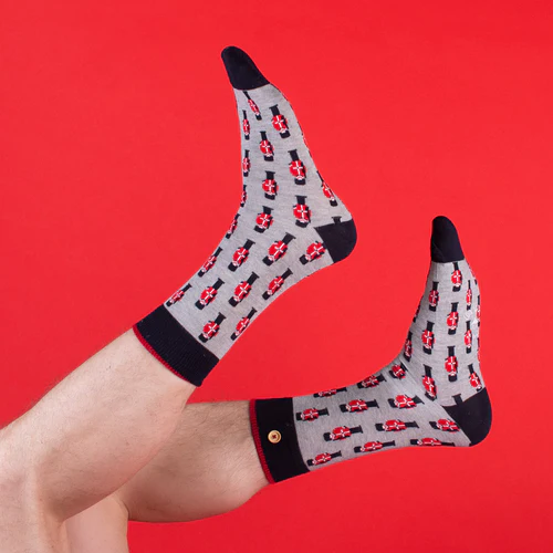Pierre & Maeva grey socks