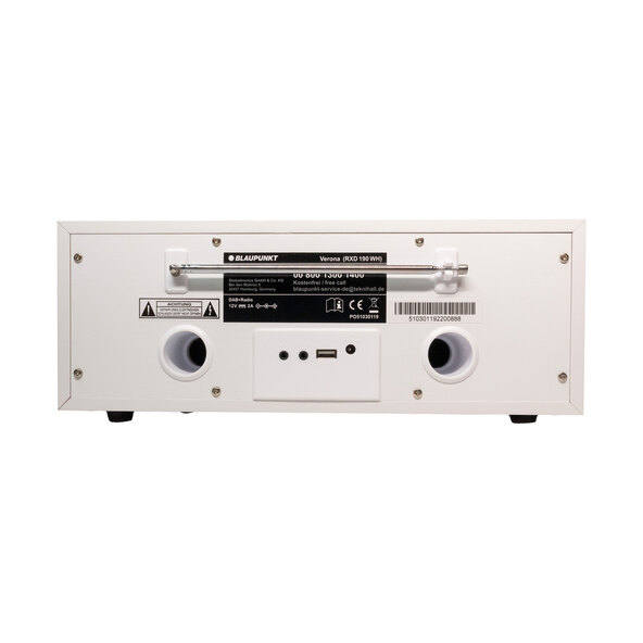 Nostalgie-Radio Verona mit Farbdisplay, weiß