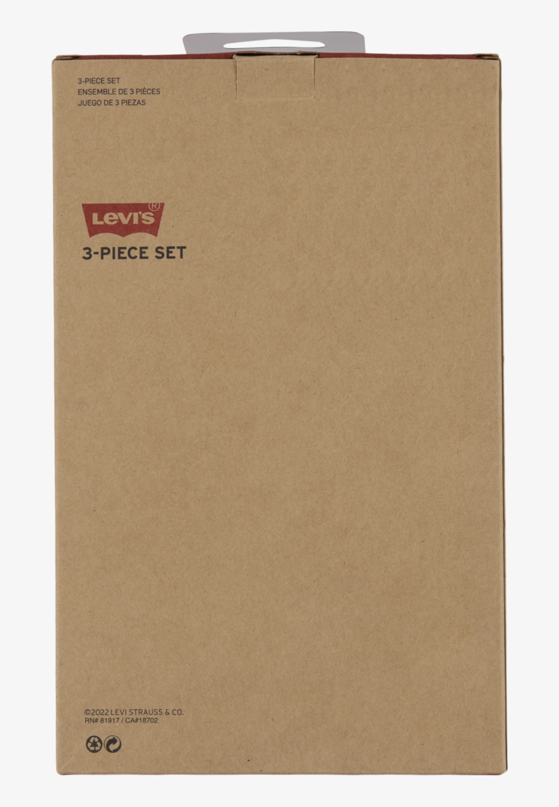 Conjunto unisex de mono, gorro y botín con alas de murciélago de Levi's® - Regalo para baby shower