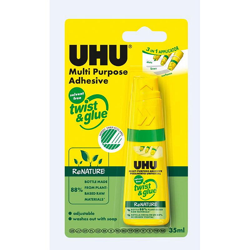 UHU Universallim 35 ml Twist & glue Svanemerket