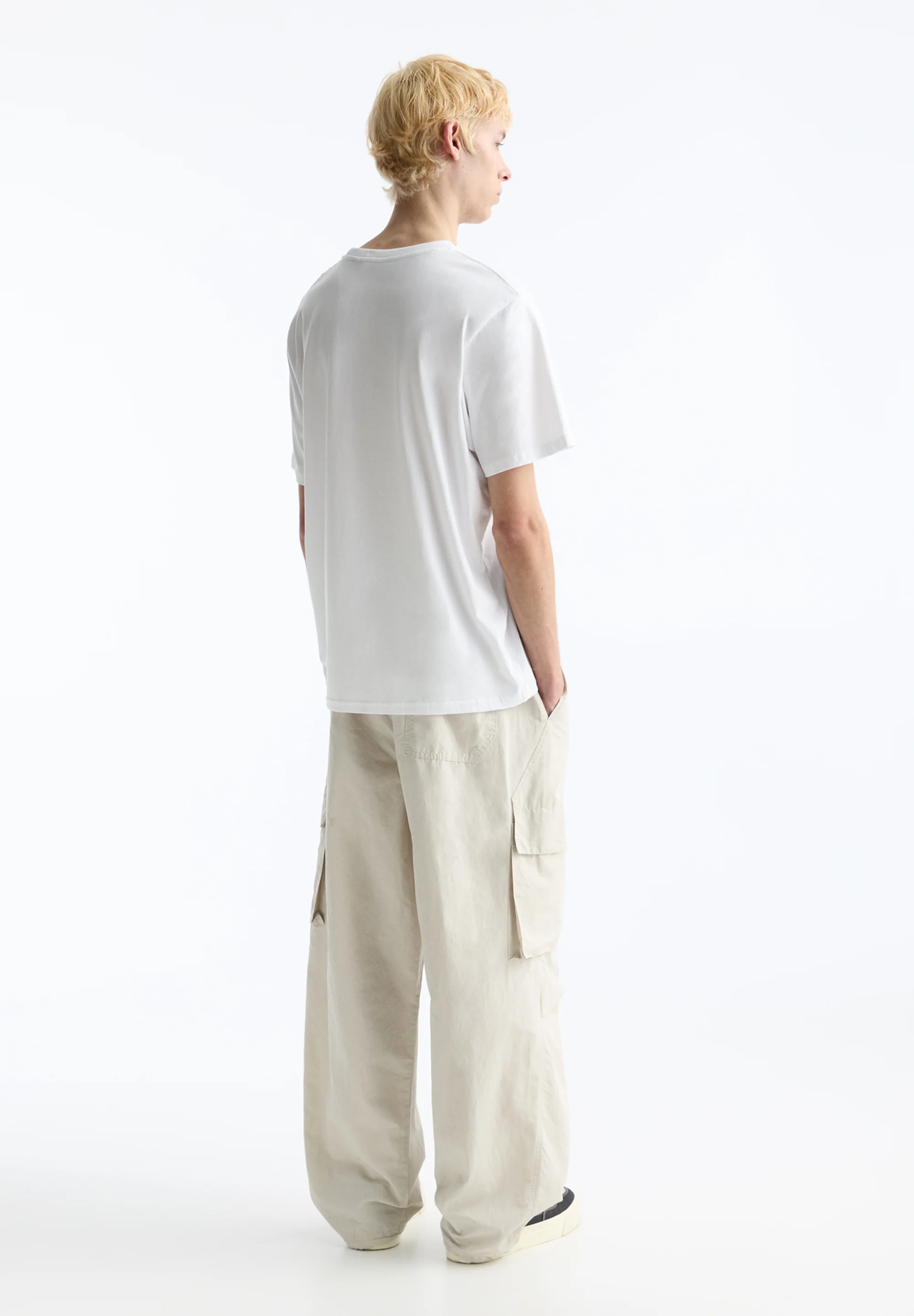 PULL&BEAR BAGGY RUSTIC - Pantalones cargo