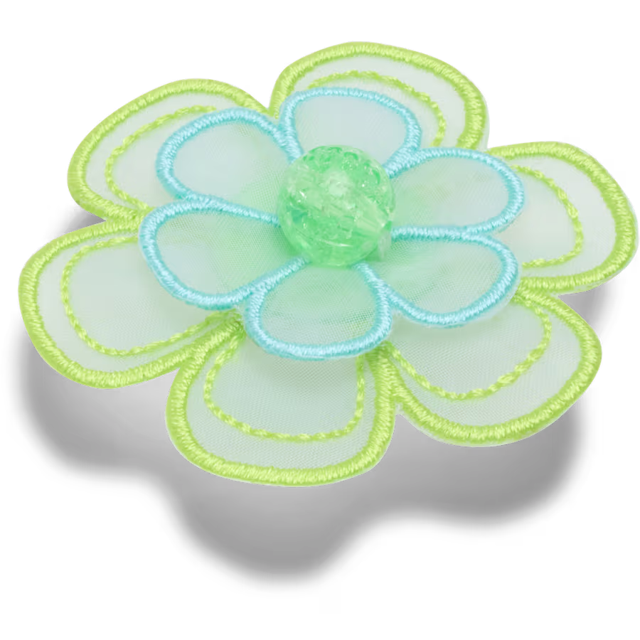 Green Mesh Flower