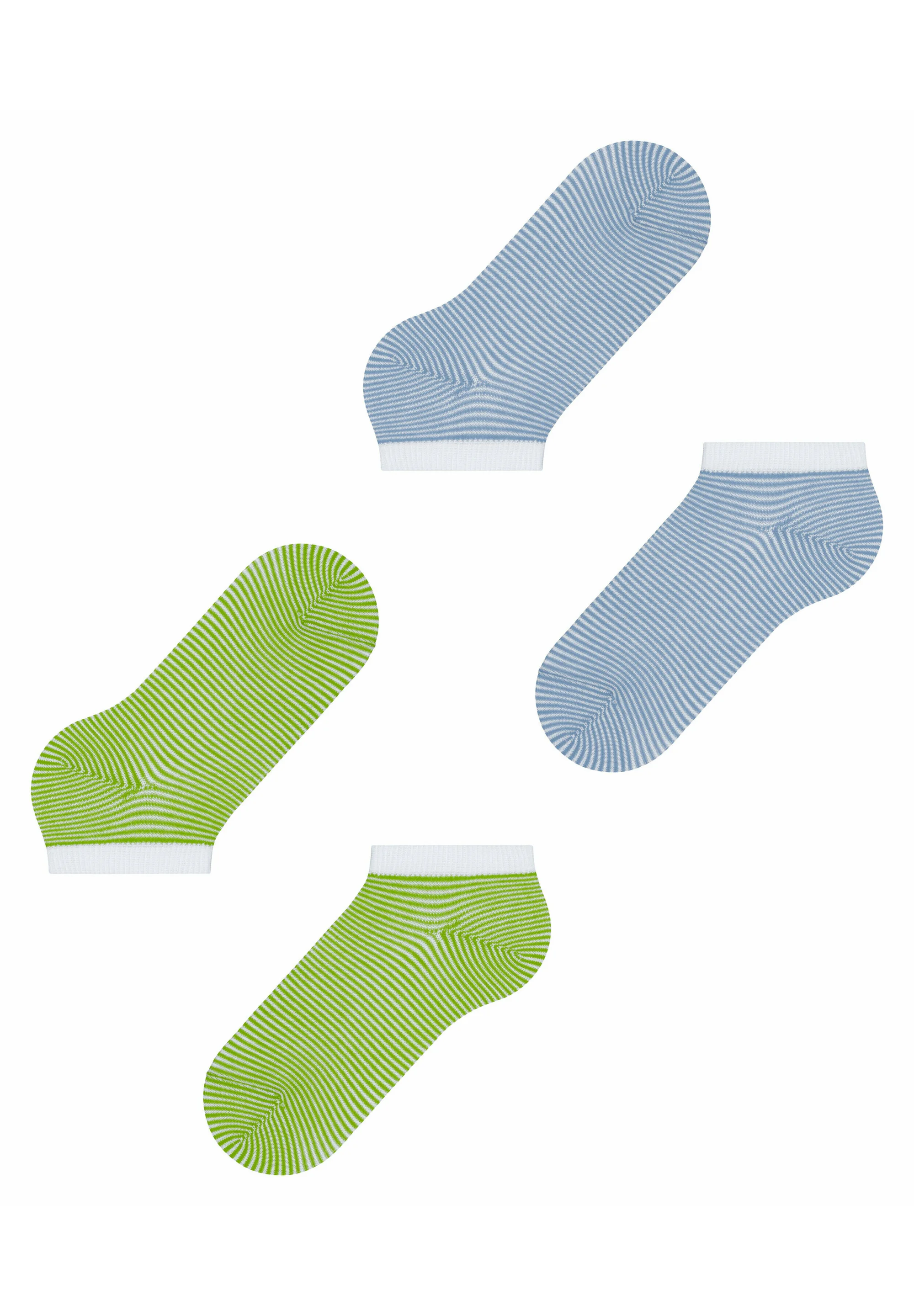 Paquete de 2 calcetines Esprit Allover Stripe con estampado