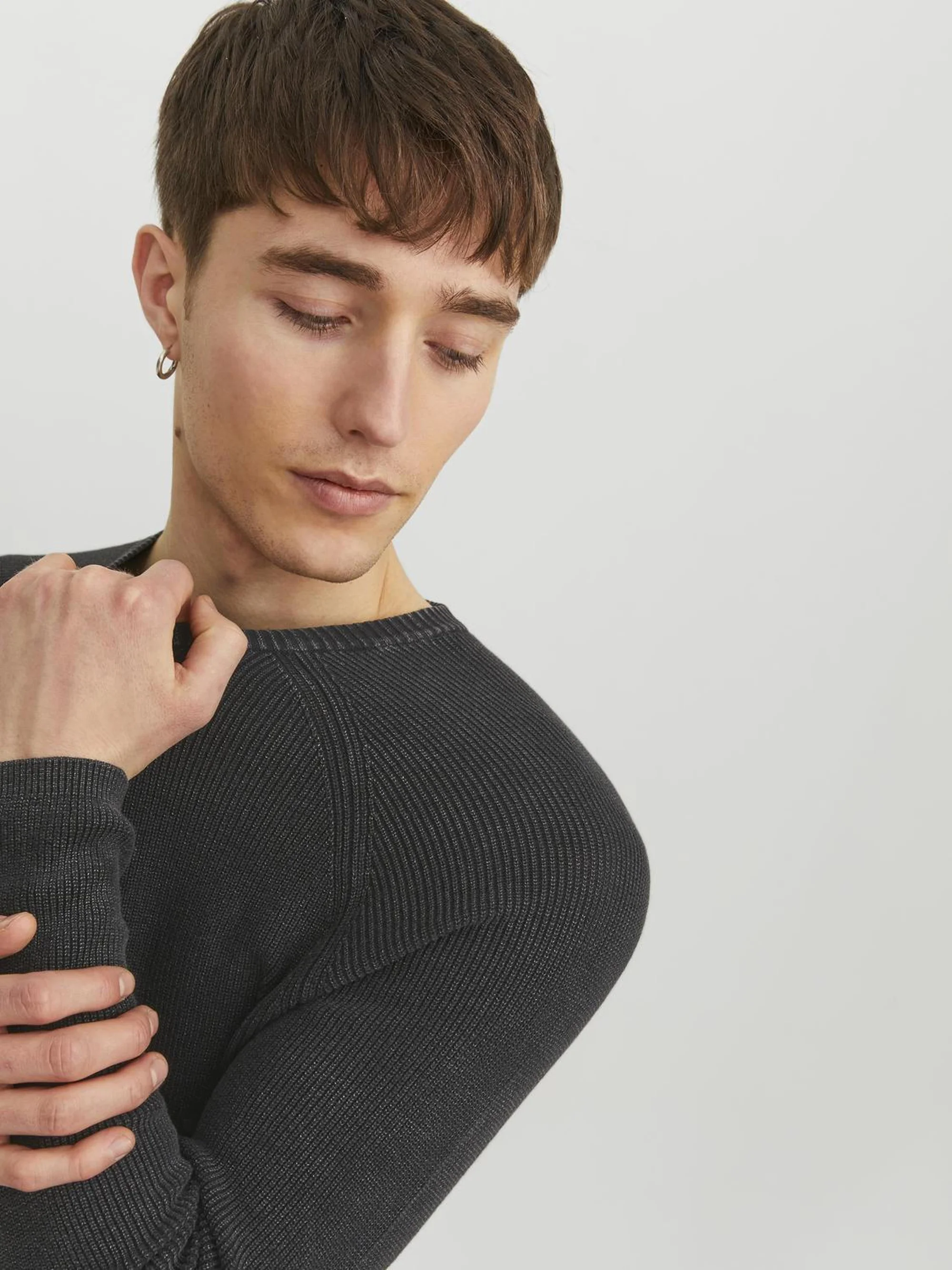 Jack & Jones JJEMATT CUELLO REDONDO - Suéter