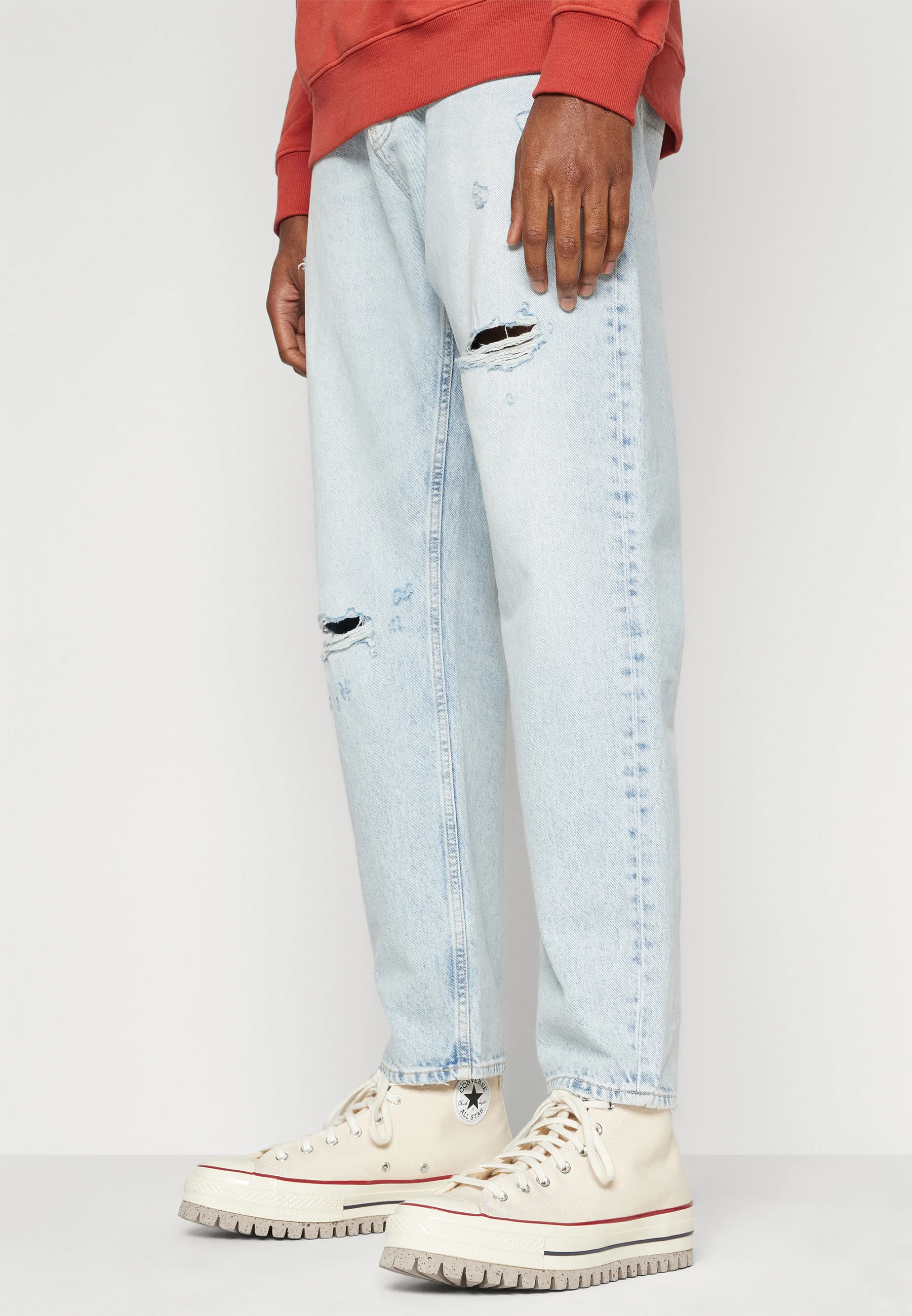 Tommy Jeans ISAAC RELAXED TAPERRD ARCHIVE - Vaqueros holgados