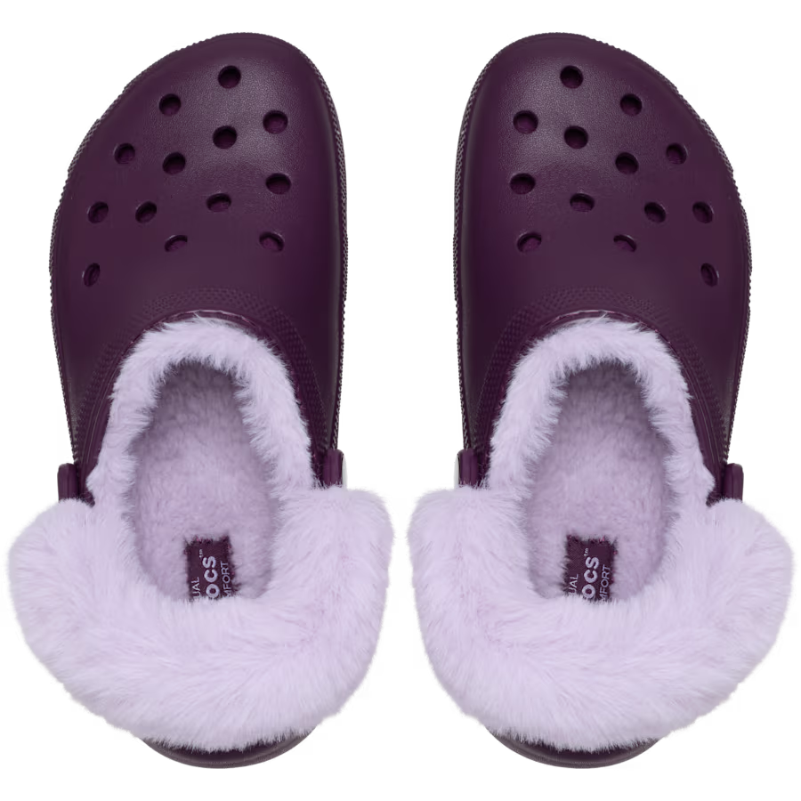Classic Platform Fuzz Lined Clog